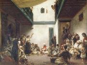 Eugene Delacroix Jewish Wedding in Morocco oil on canvas